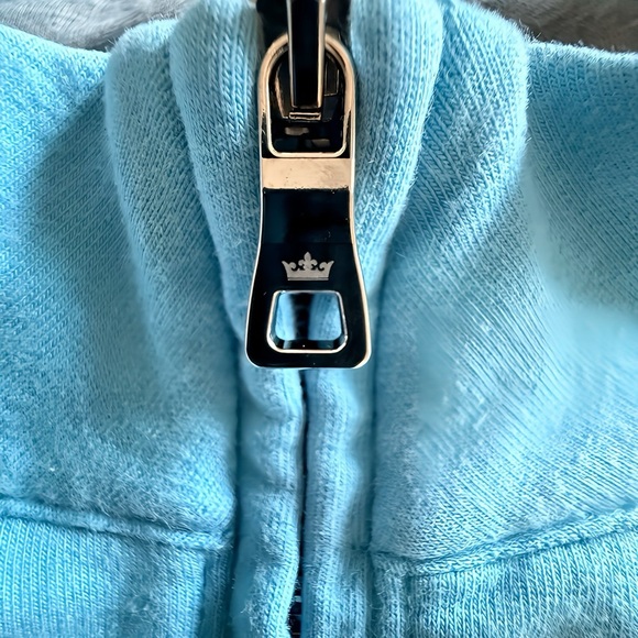 Peter Millar Ace Cotton-Modal Quarter-Zip Pullover Men’s Medium Blue Golf - Picture 13 of 16